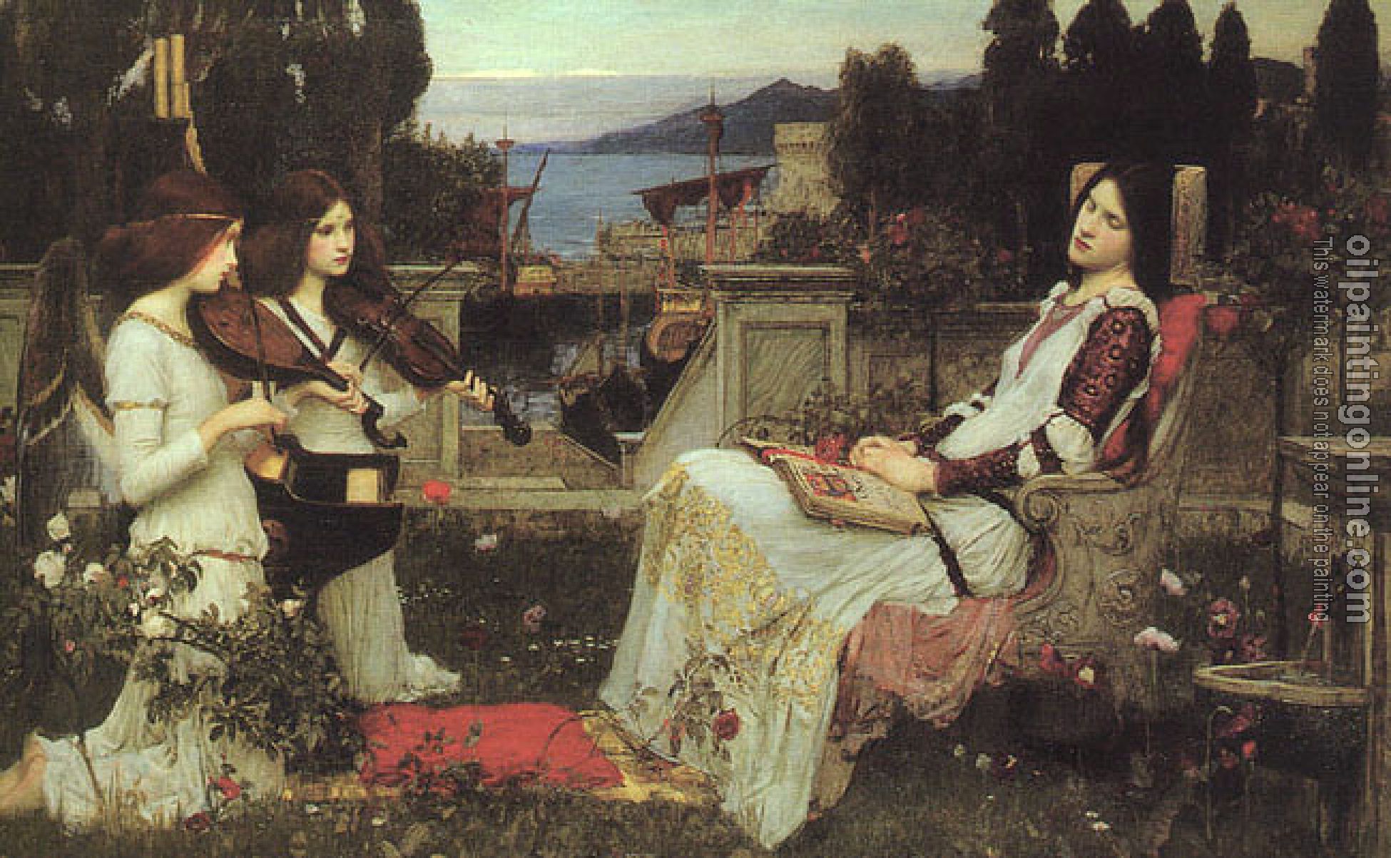 Waterhouse, John William - Saint Cecilia